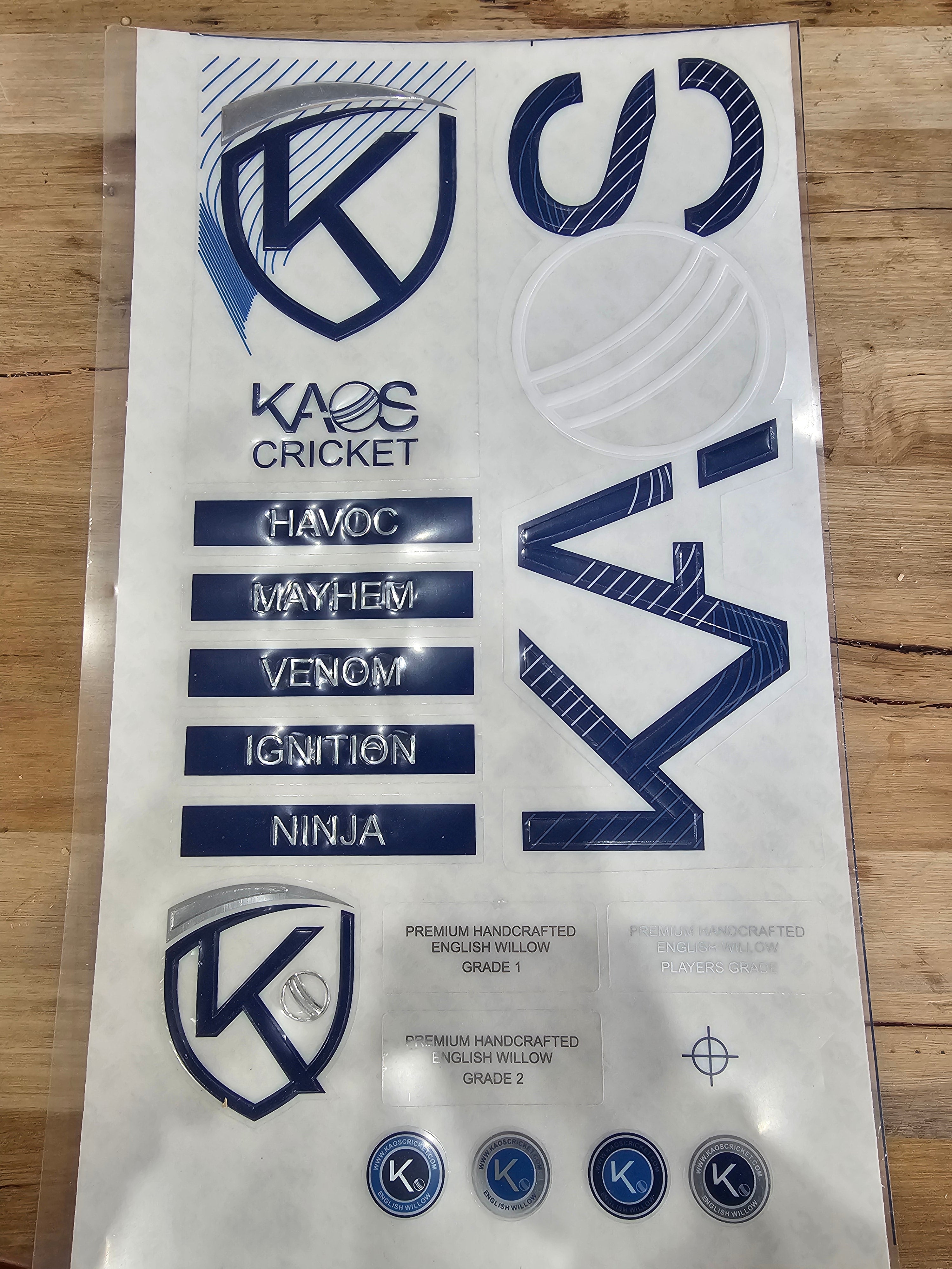 KAOS  BAT STICKERS