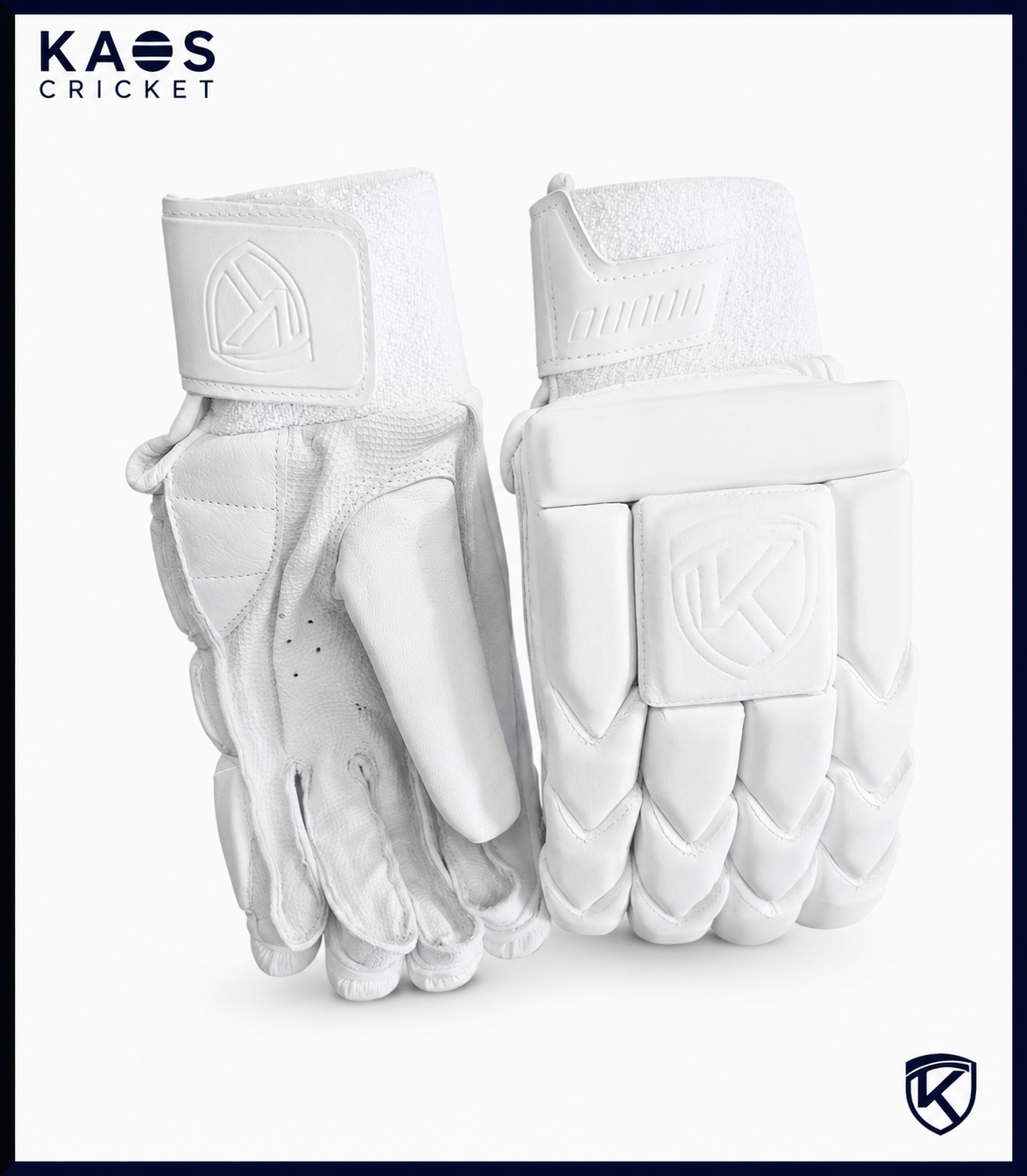 Kaos Gloves: PRINCE White on White