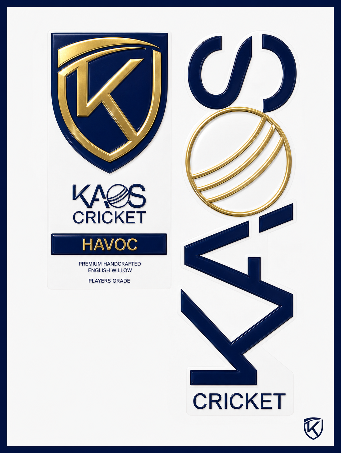 KAOS  BAT STICKERS