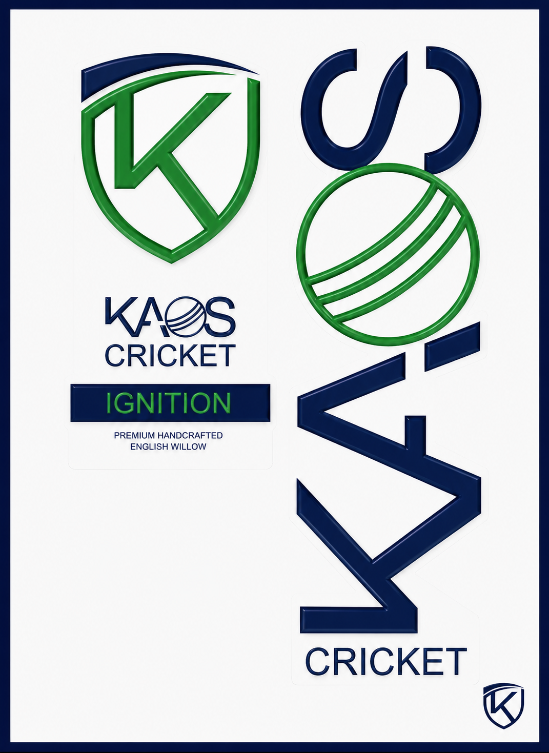 KAOS  BAT STICKERS